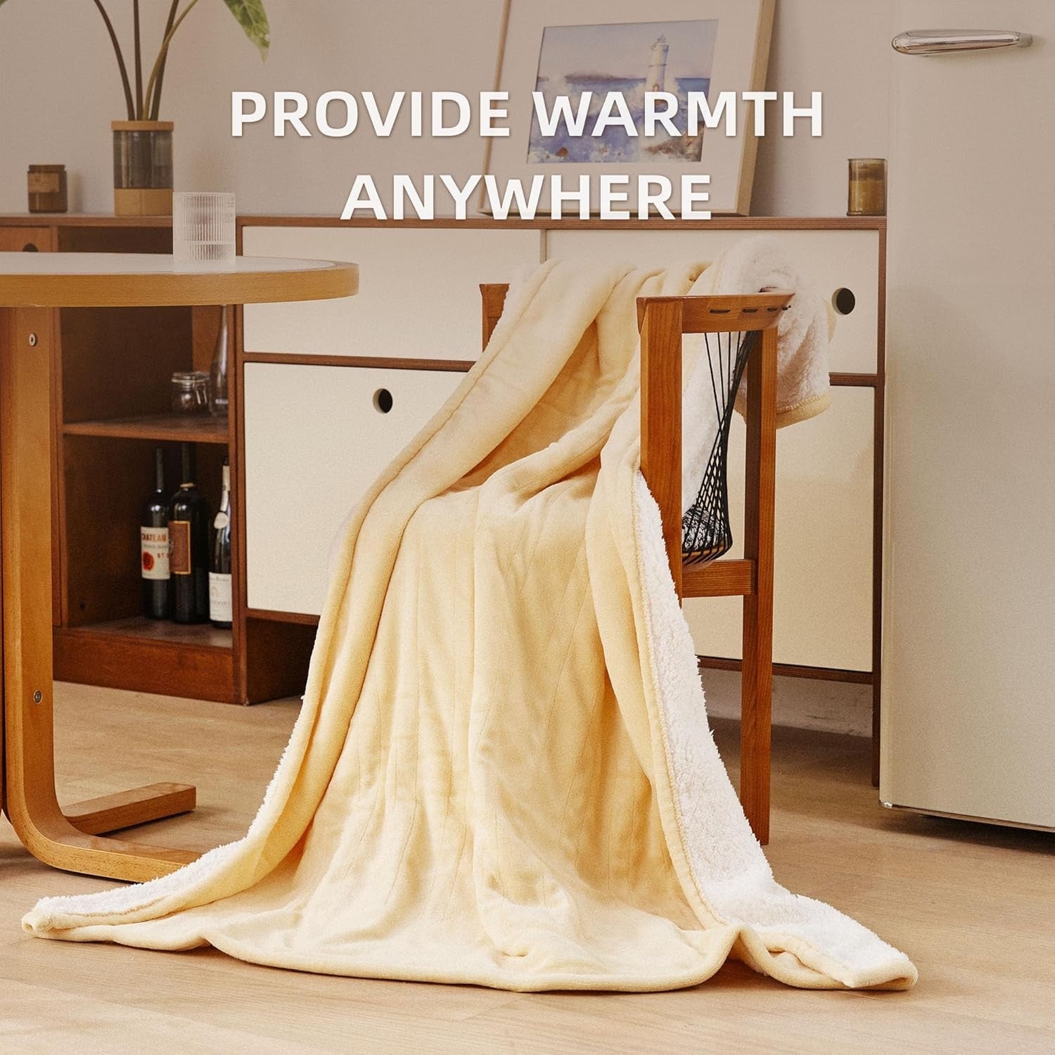 Electric Heated Throw Blanket 130x160cm 6 Heat Timer Washable Sofa Bed