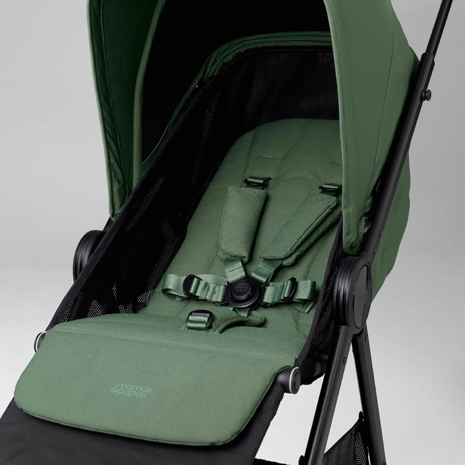 Compact Lie-Flat Travel Pushchair 22kg, Ultra Light 7kg, Slim Fold
