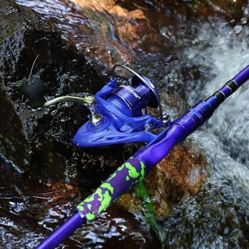 7ft Saltwater Fishing Rod Reel Combo 2pc Travel Carbon Fibre