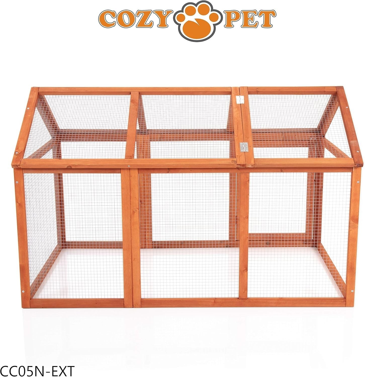 Chicken Coop Run Extension Wooden Outdoor Enclosure Secure Add-On 140cm