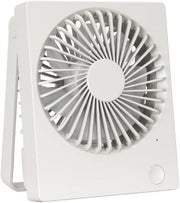 Mini Desk Fan – Portable Oscillating USB Table Air Cooler Adjustable Angle Quiet