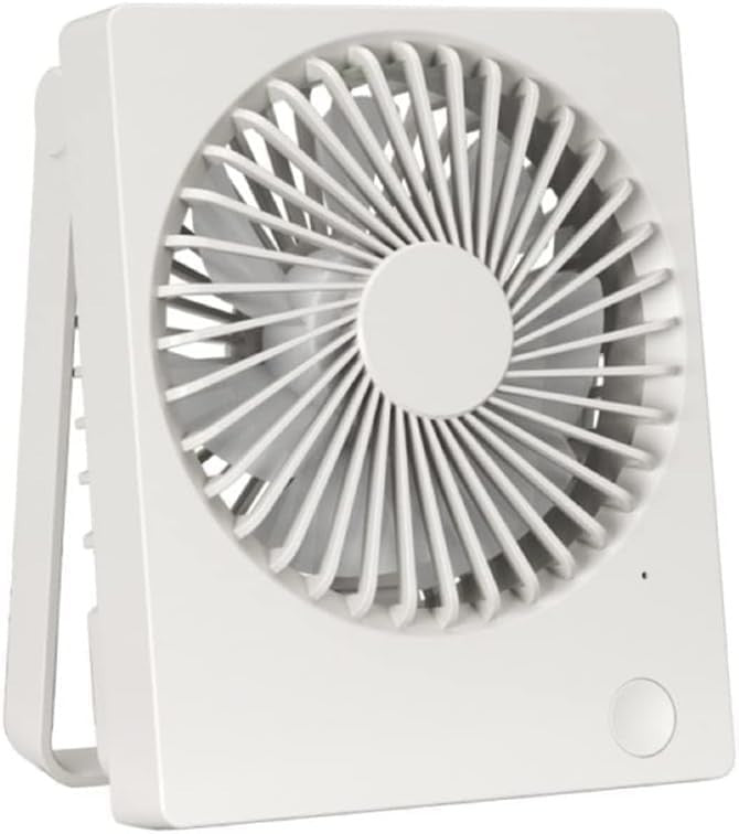 Mini Desk Fan – Portable Oscillating USB Table Air Cooler Adjustable Angle Quiet
