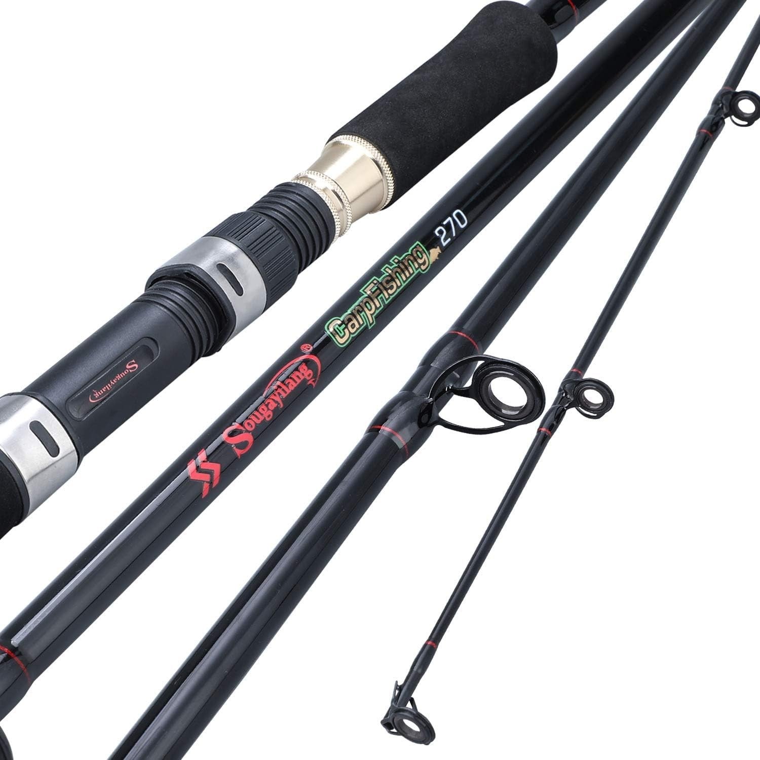 Portable Carbon Fiber Carp Fishing Rod | 4/5 Section Spinning Rod