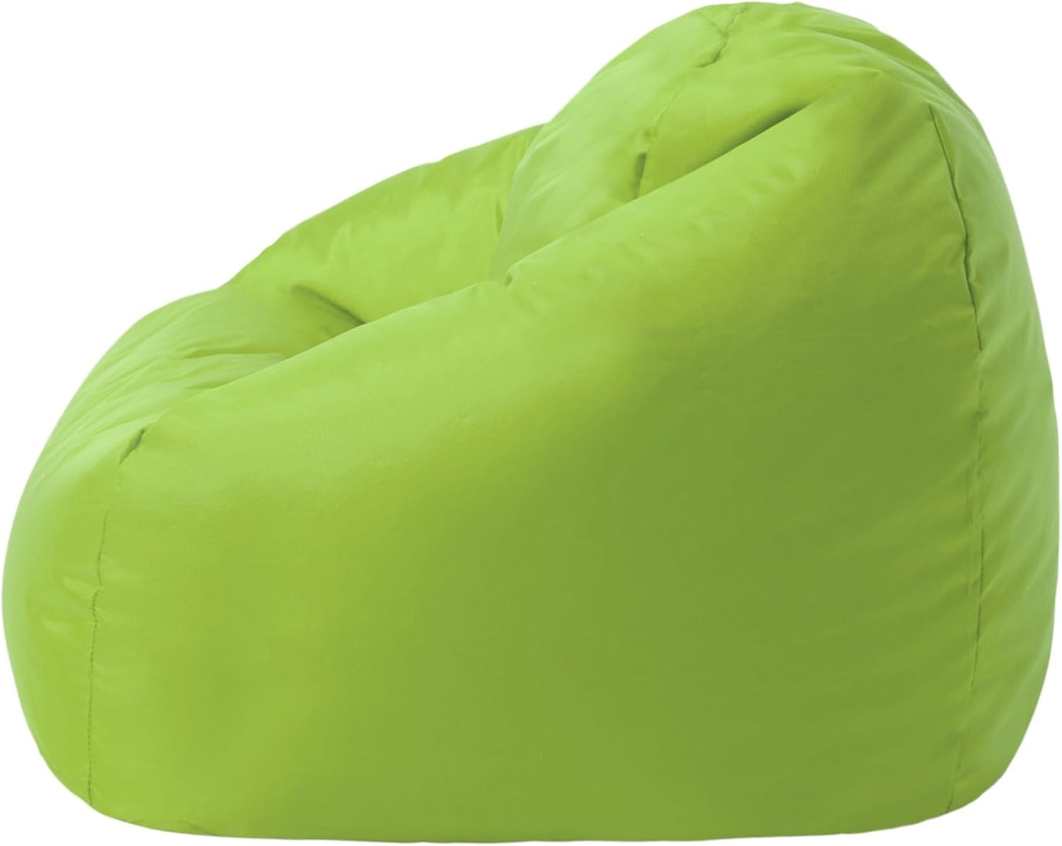 Kids Waterproof Bean Bag Chair Indoor Outdoor Seat w/Back – Lime Green