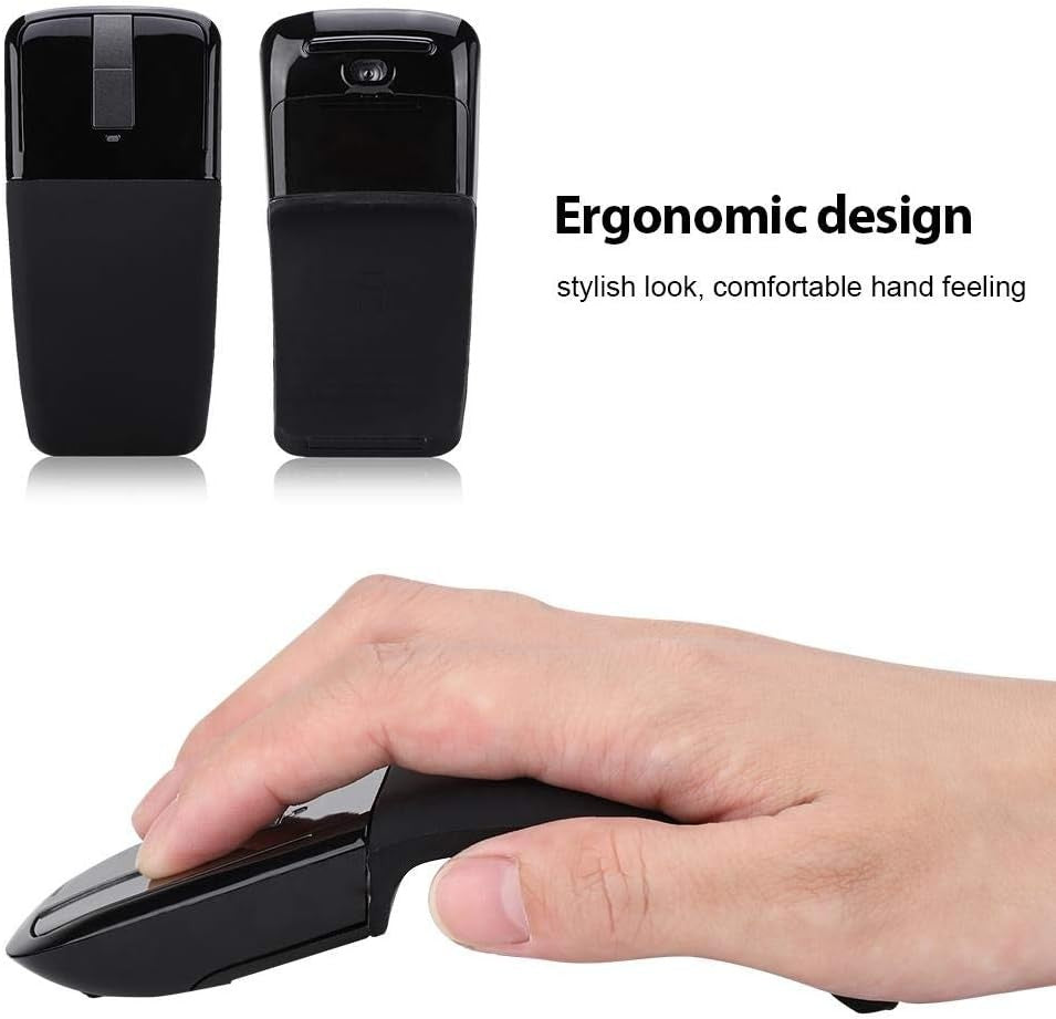 Wireless Bluetooth Mouse 1600DPI Ergonomic Foldable