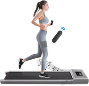 Under Desk Treadmill Walking Running Machine 1-12km/h Bluetooth Remote