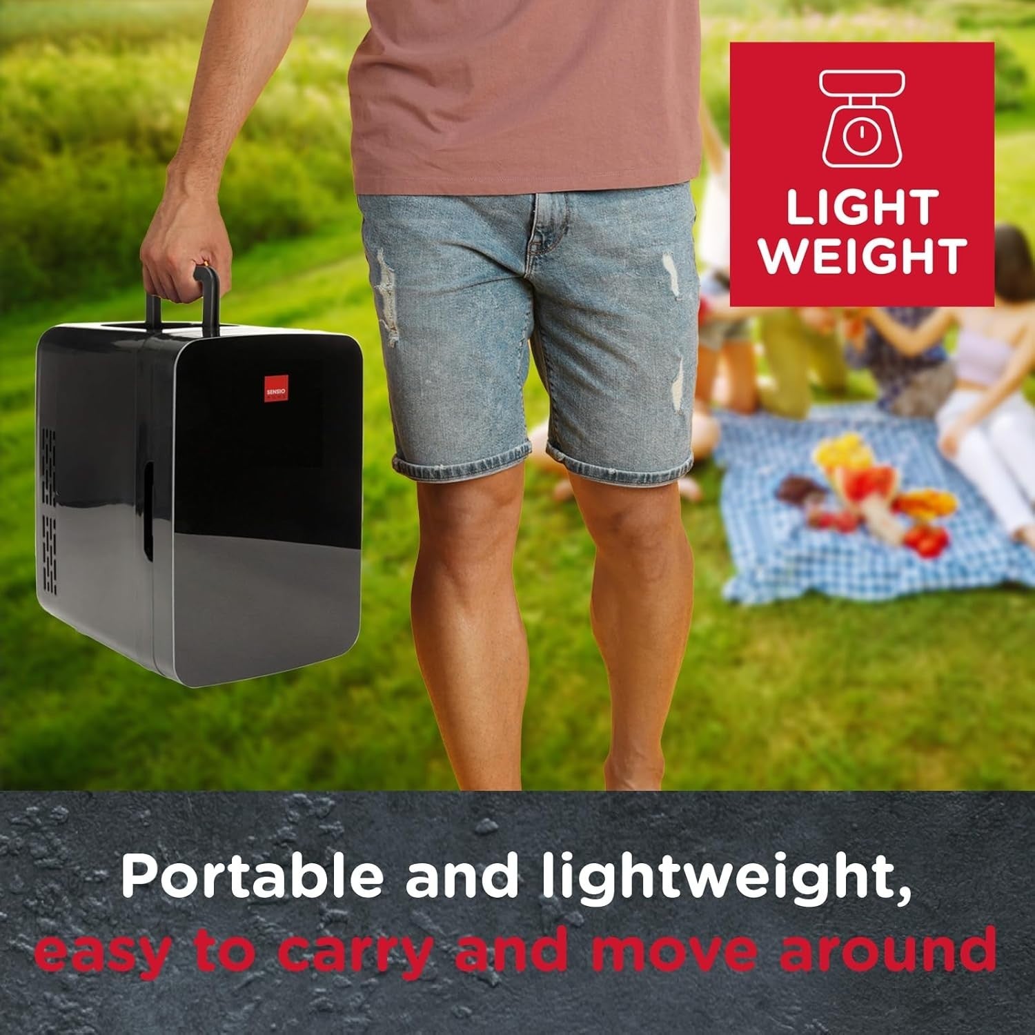 15L Portable Mini Fridge Cooler & Warmer AC/DC Compact Bedroom Car