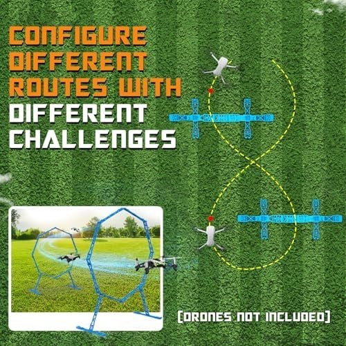 Beria Mini Drone Racing Obstacle Set 26PCS for Kids 3-12 | FPV Flying Fun