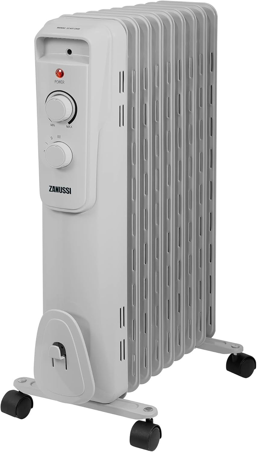 Portable 2kW Oil Filled Radiator Heater – 9 Fins, Adjustable Thermostat, 20m² Ro