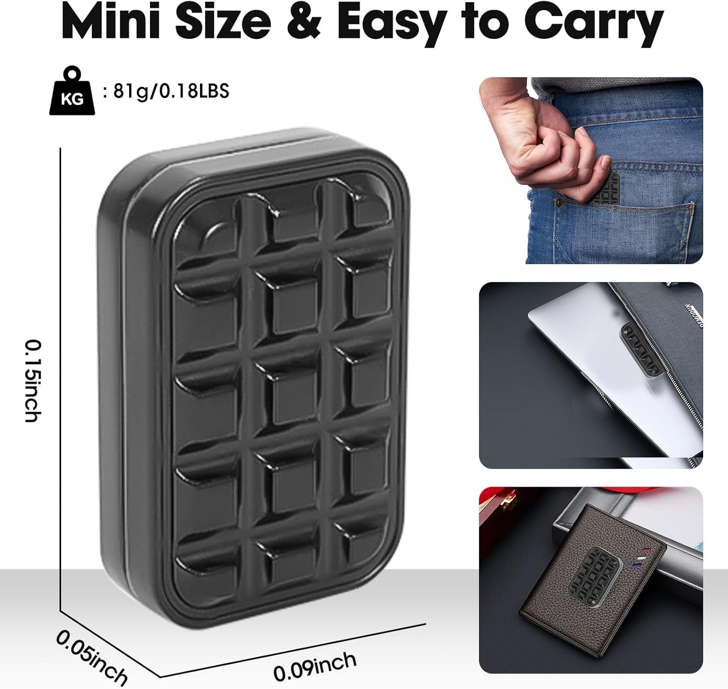 Magnetic Poker Card Fidget Slider Metal Stress Focus EDC Toy