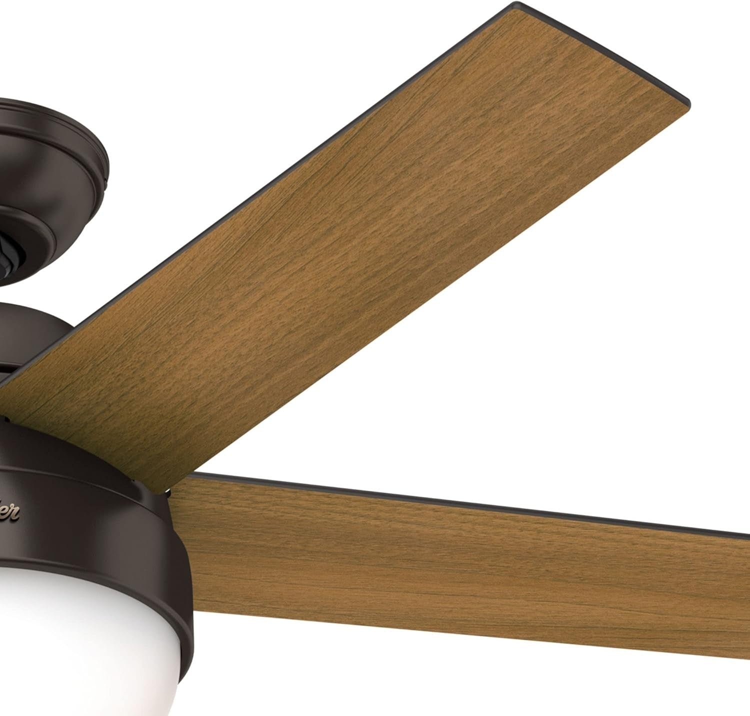 117CM Ceiling Fan, Premier Bronze, 5-Blade, Light, Remote