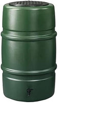 227L Child Safe Water Butt With Stand & Filler Kit | Green Garden Rain Collector