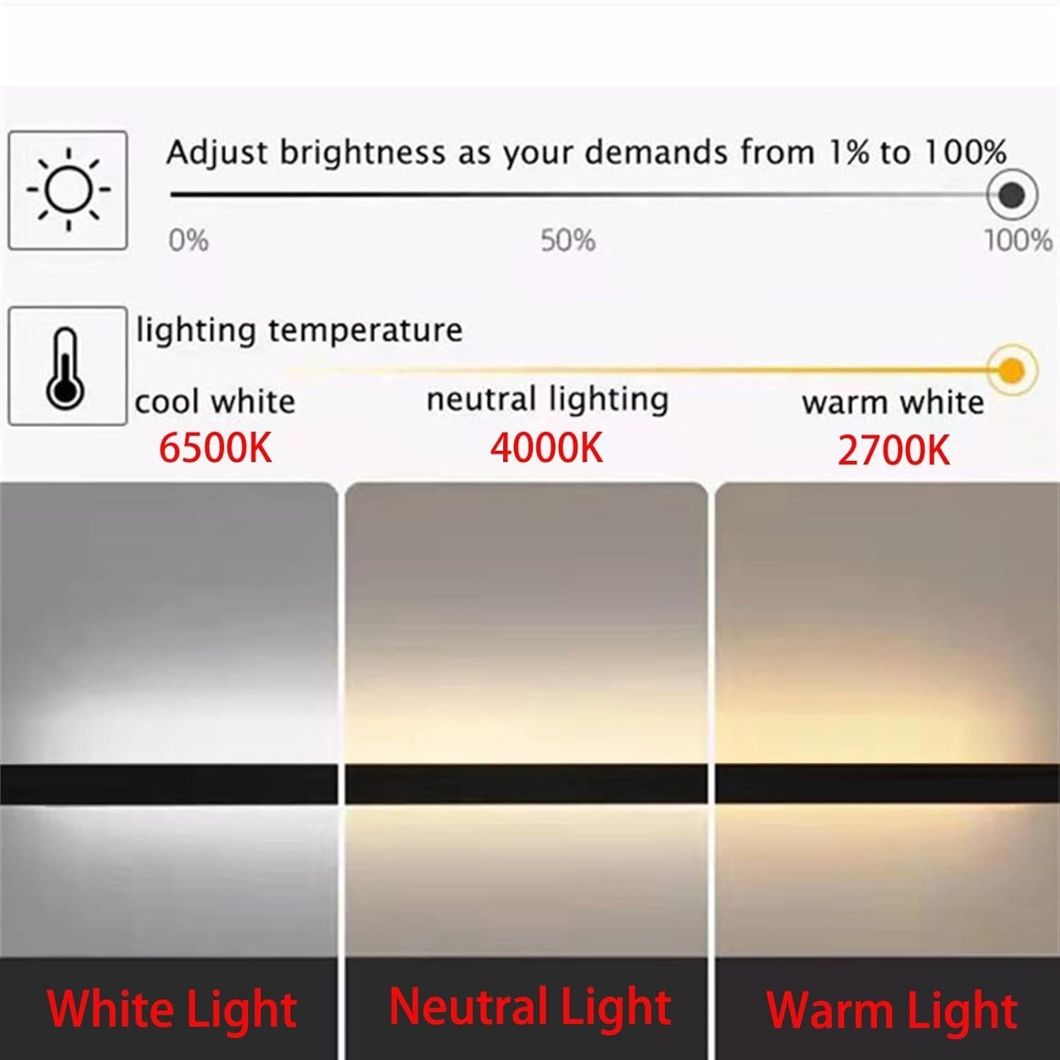 100cm 56W Dimmable LED Wall Light w/ Remote – IP65 Outdoor Sconce