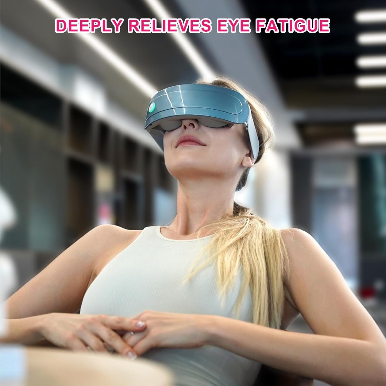 Eye Massager with Vibration Music Ergonomic Relaxation Tool