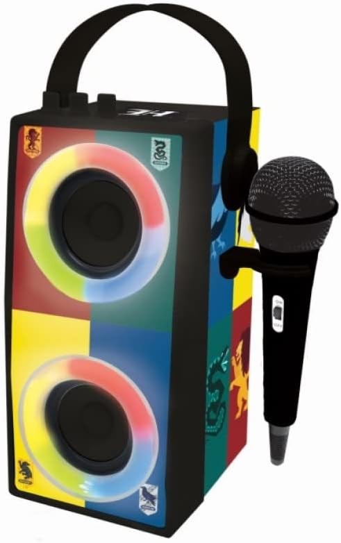 Harry Potter Bluetooth Karaoke Speaker with Microphone & Light Effects