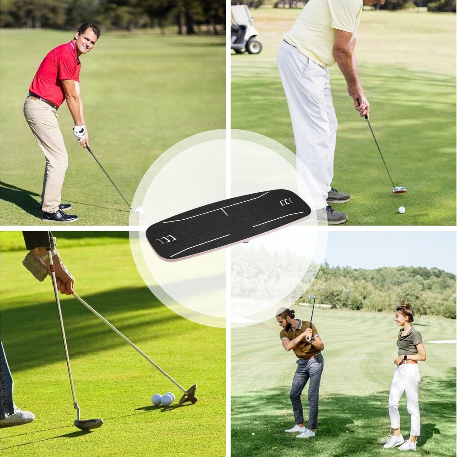Golf Pressure Board Swing Trainer Center Gravity Plate