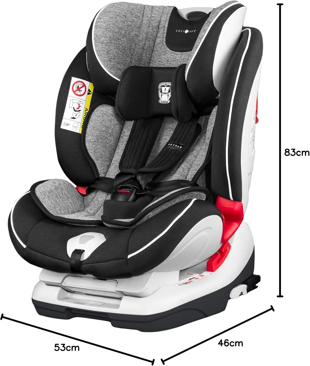 360° Child Car Seat ISOFIX 0–36kg Group 0 1 2 3 Birth to 12 Years