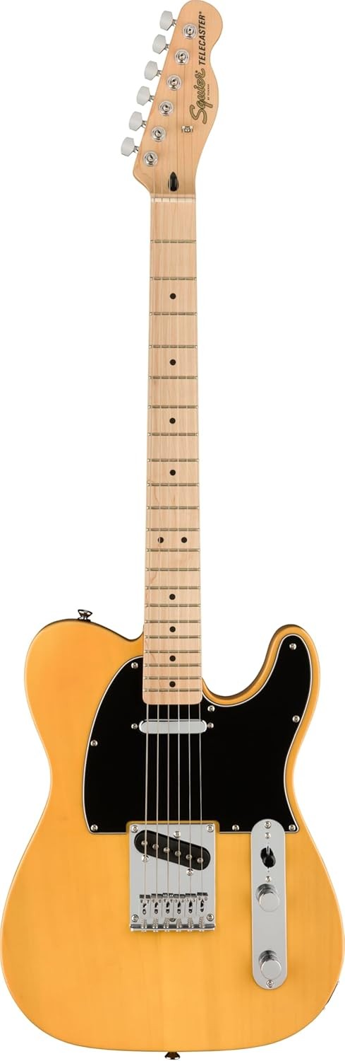 Tele Style Electric Guitar Maple Neck Butterscotch Blonde