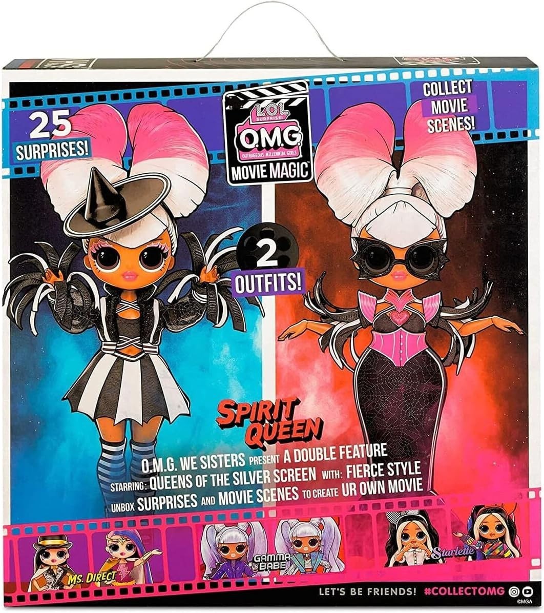 Movie Magic Fashion Doll Playset 25 Surprises Theater Scene Outfits