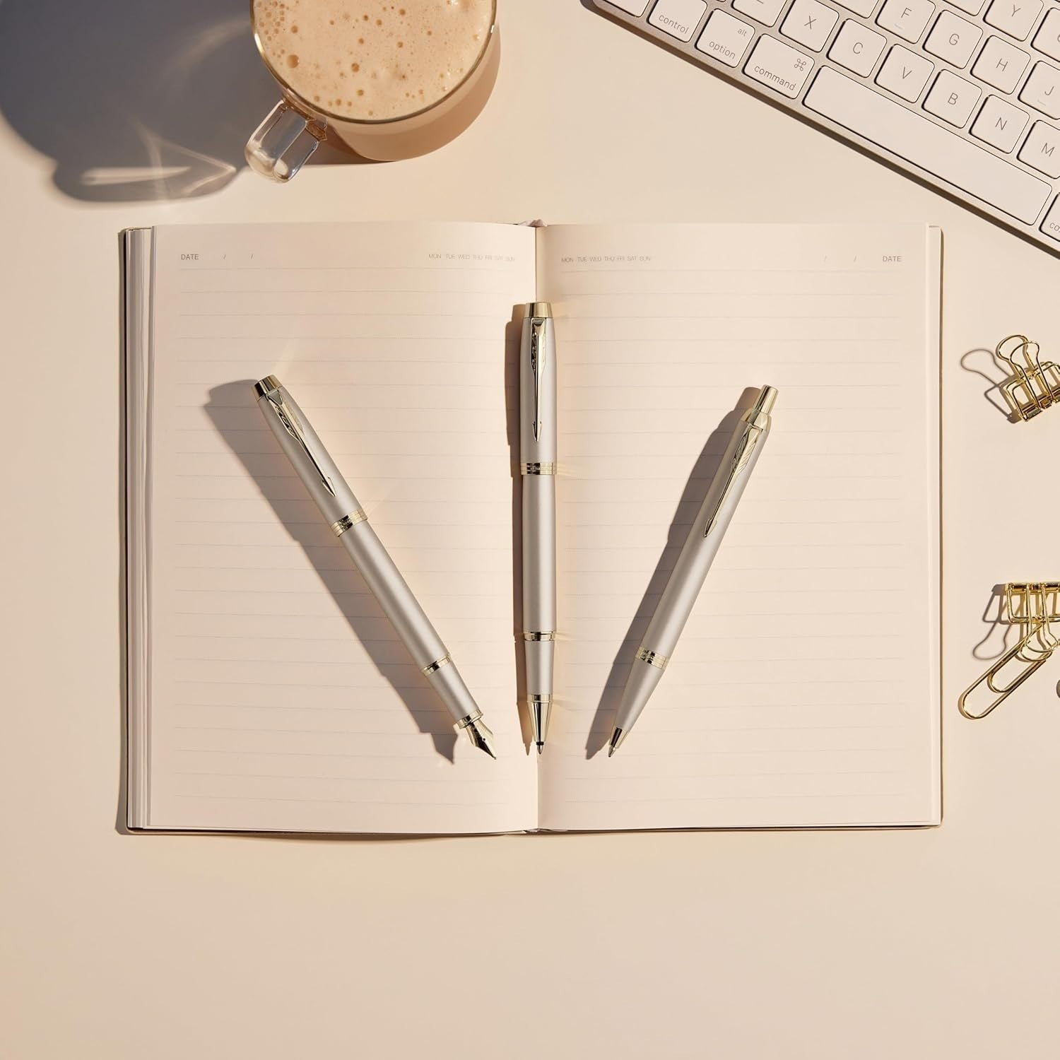 Luxury Champagne Ballpoint Pen Medium Point Model IM Gift Box