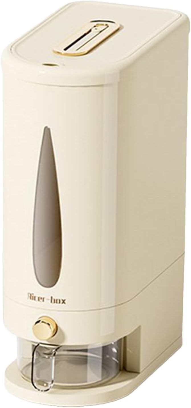 10KG Airtight Rice Storage Container Sealed Grain Dispenser Pantry Bin