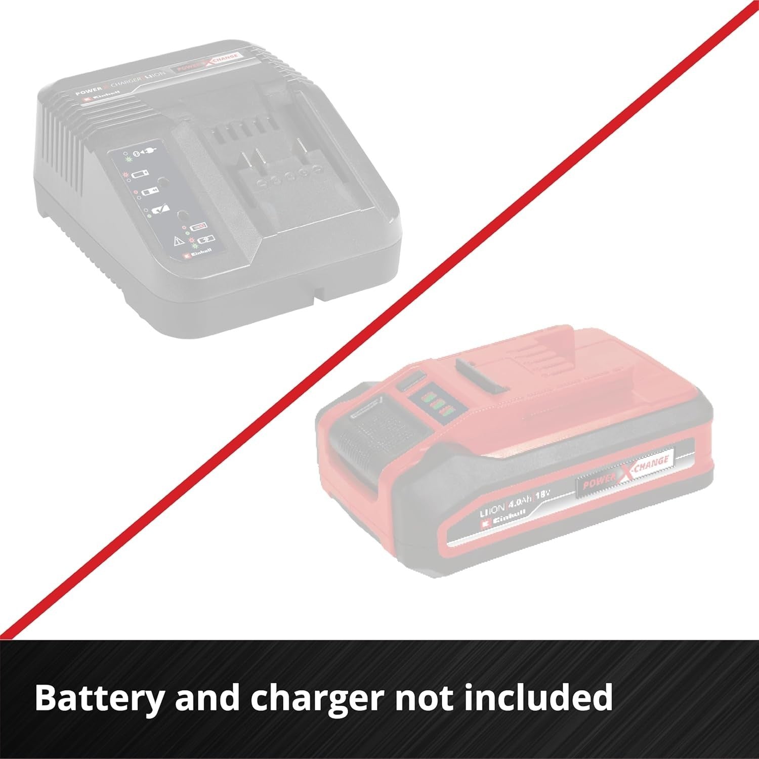 Cordless Building Site Radio DAB+/FM/Bluetooth USB, IP65, Red