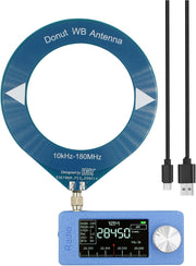 All Band Ham Radio Receiver SW/FM Travel Portable 1.9" IPS HD Screen