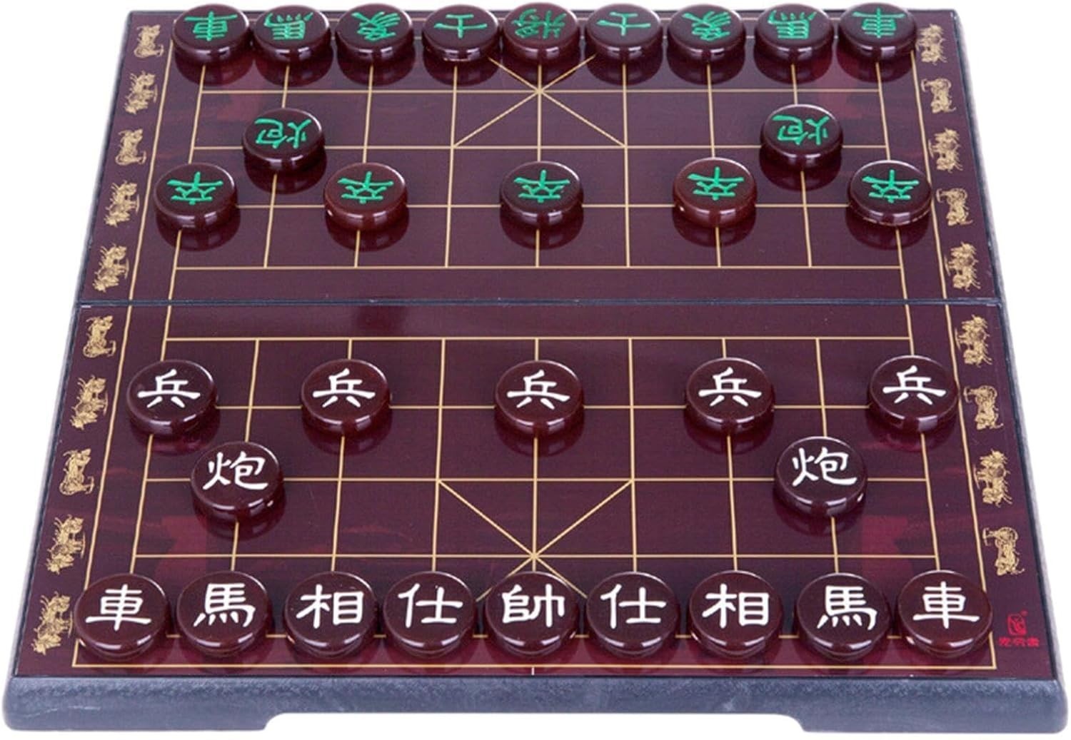 Magnetic Chinese Chess Travel Set Foldable Xiangqi Board Portable Game