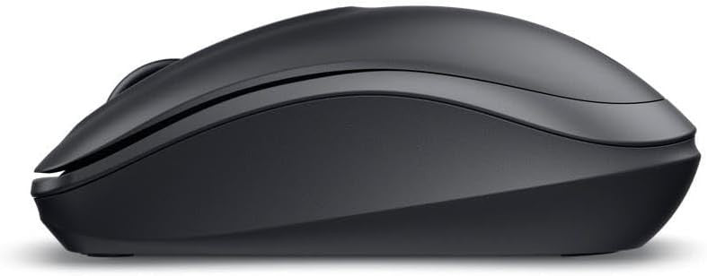 Wireless Mouse 1000 DPI USB Nano Receiver 12 Month Battery Ambidextrous Black