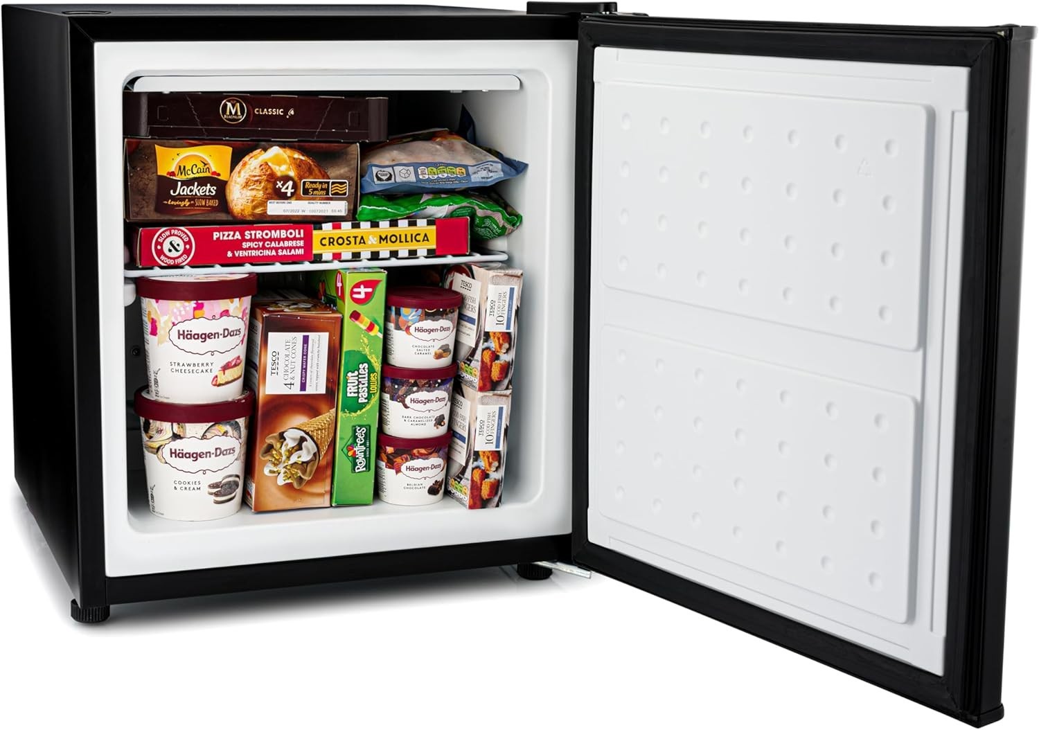 Mini small Freezer 30L Compact Table Top 4-Star Adjustable Thermostat Black