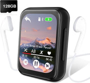 128GB MP3 Player Bluetooth 5.3 Touch Screen FM Radio Speaker