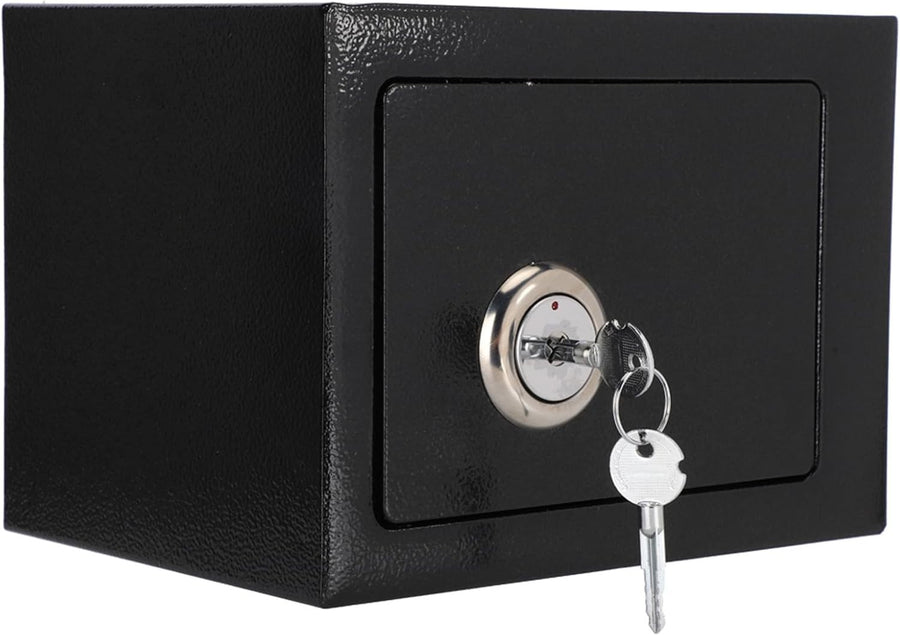 Heavy Duty Key Lock Safe Box Steel Cash Jewelry Document Security Safe