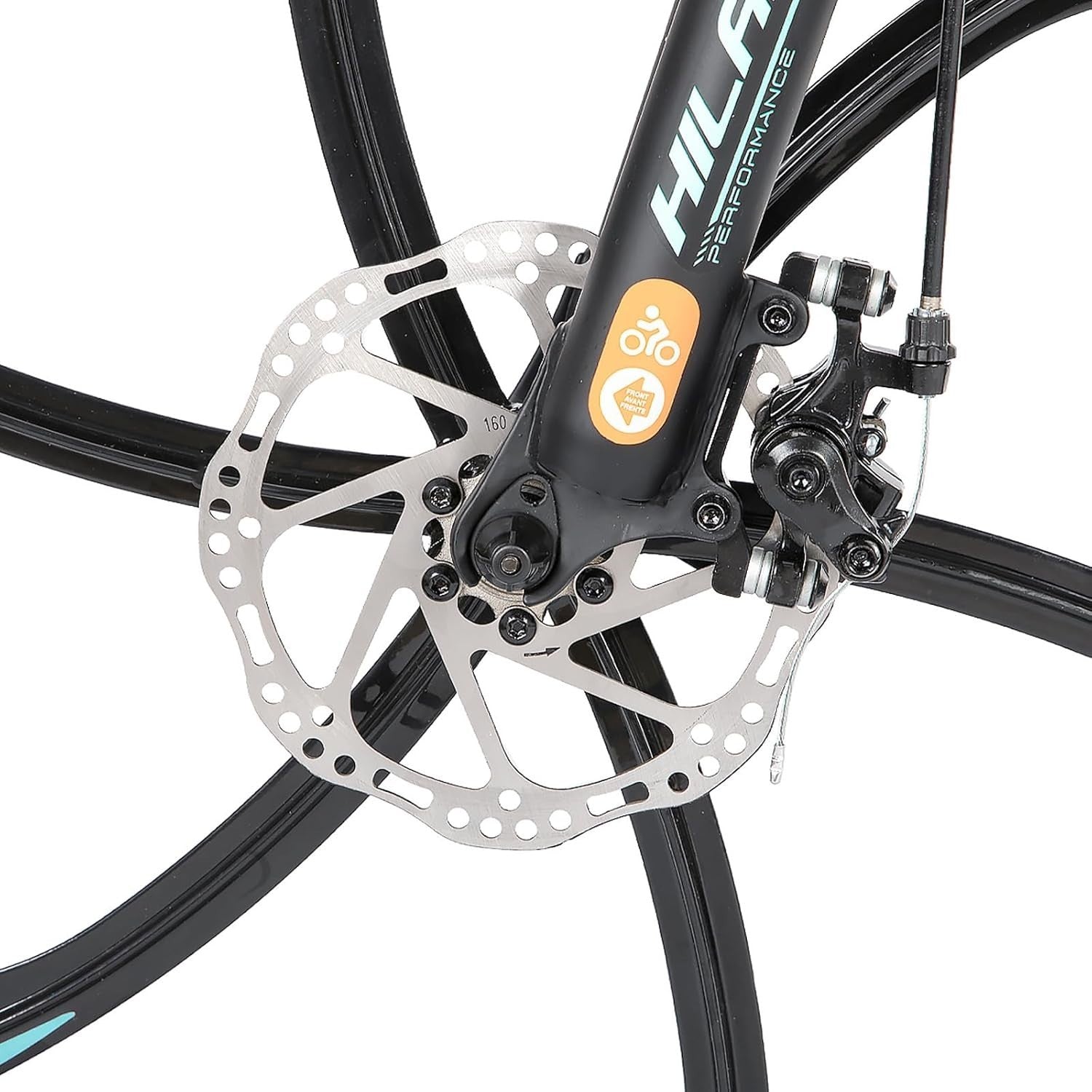 26" Mountain Bike 21-Speed Disc Brake Lightweight Aluminum Frame MTB