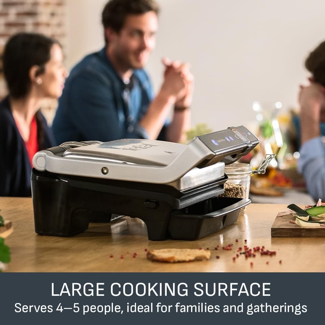 Electric Grill 40.3x22.9x38.3cm Non-Stick Sensor 12 Cooking Programs