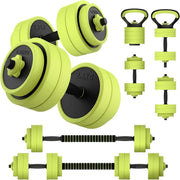 20kg Multi Function Weight Set 5 in 1 Dumbbell Barbell Home Gym