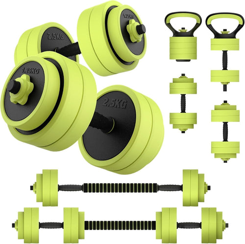20kg Multi Function Weight Set 5 in 1 Dumbbell Barbell Home Gym
