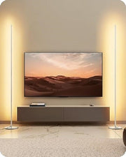 2 Pack LED Floor Lamp Dimmable Tall Corner Light Foot Switch Minimalist