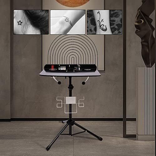 Tattoo Workstation Table Adjustable Height Portable Tool Stand Tripod