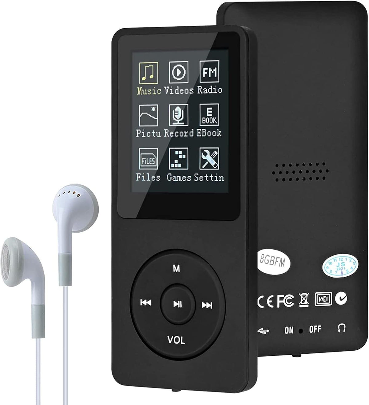8GB MP3 MP4 Music Player Portable HiFi with FM Radio & Voice Record