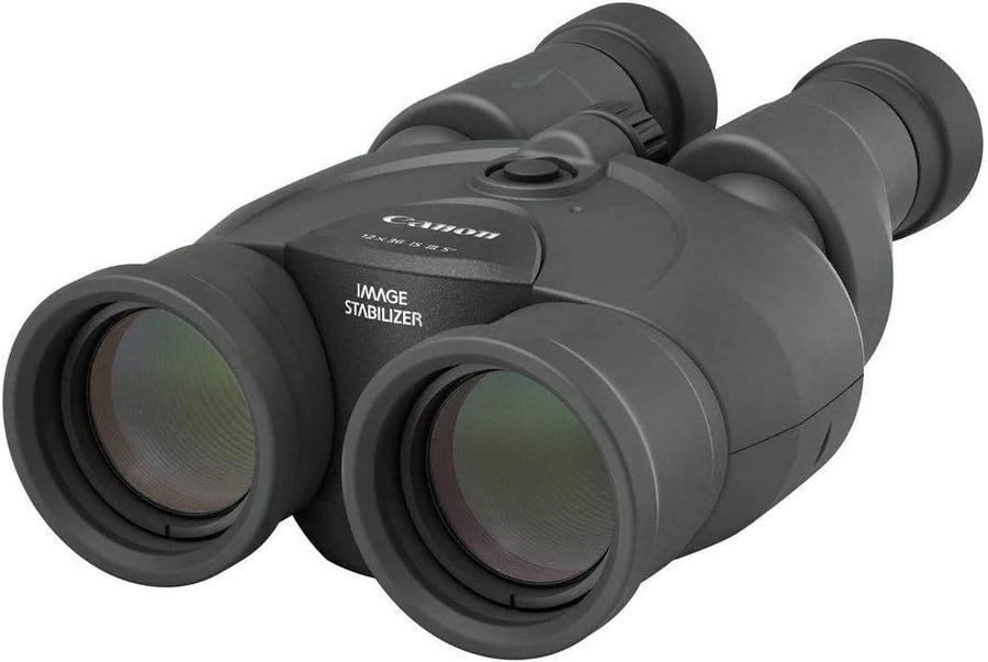 High Power 12x36 Image-Stabilised Travel Binoculars – Compact HD Optics