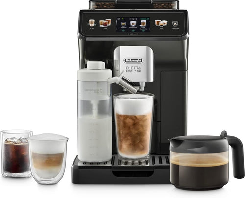 Cold Brew & Hot Coffee Machine | LatteCrema System | Touch Display | Bean-to-Cup