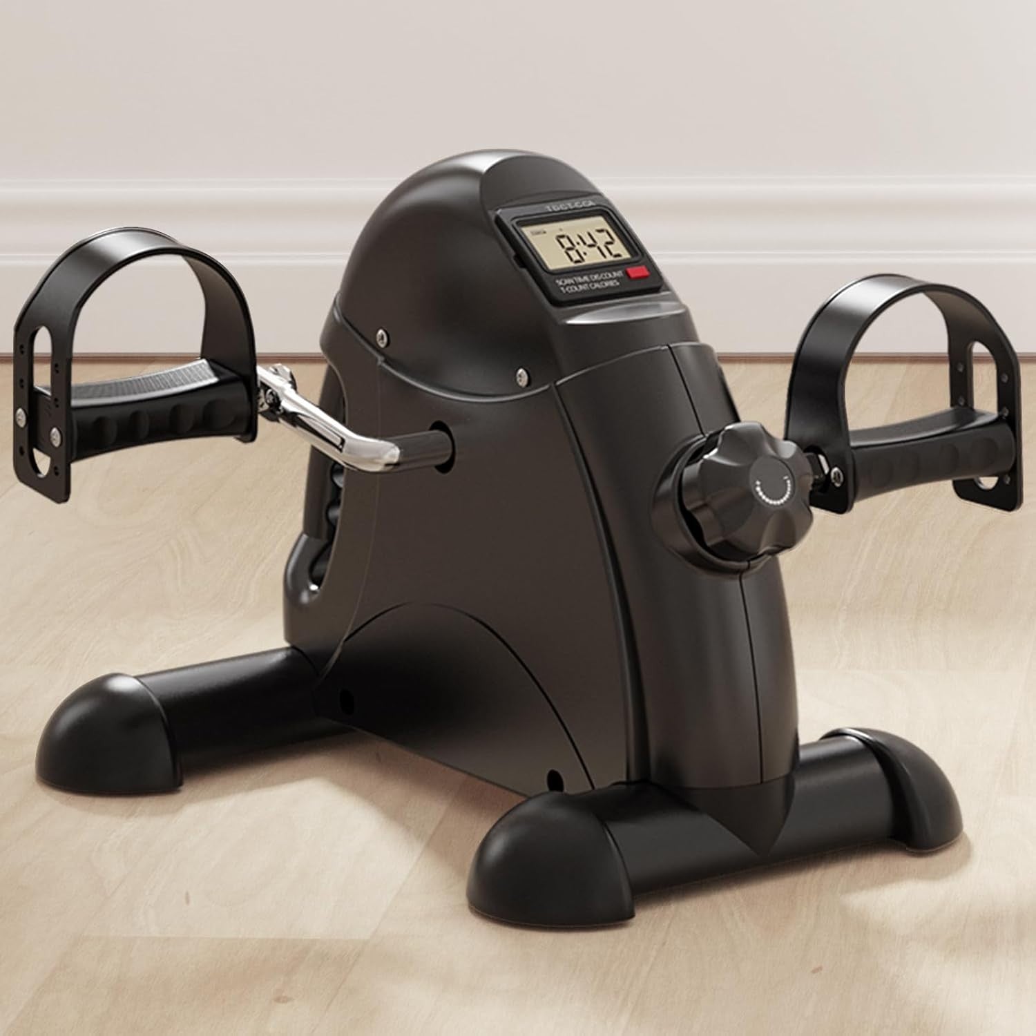 Compact Desk Pedal Trainer Magnetic Resistance LCD Arm Leg