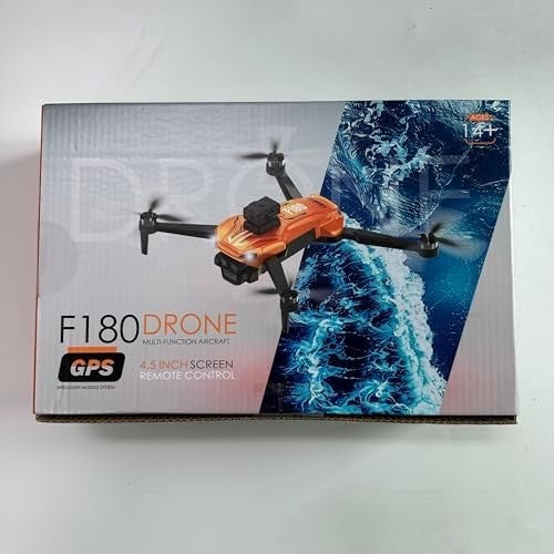 4K GPS Drone with 4.5" LCD Screen, Foldable Obstacle Avoidance Quadcopter