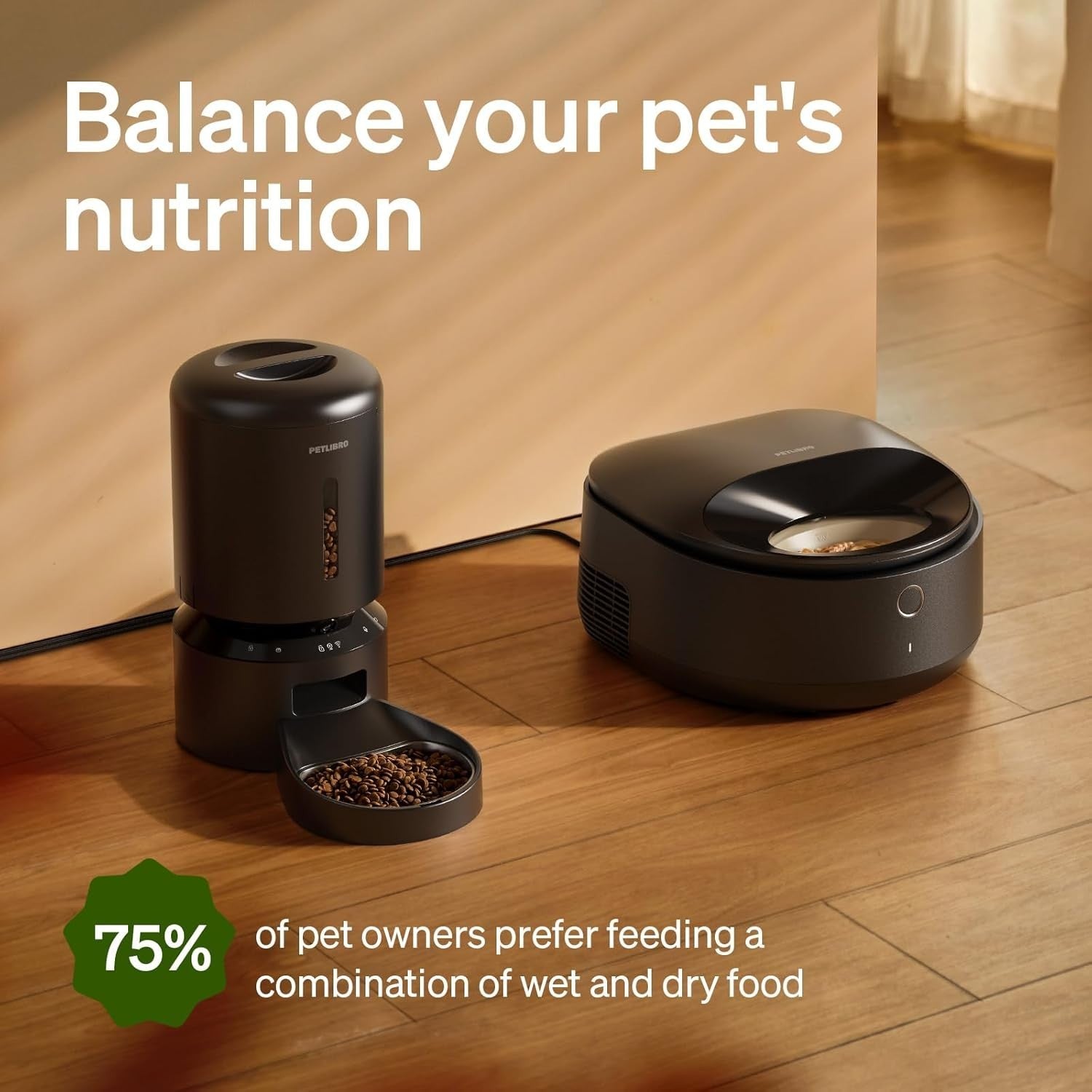 Automatic Wet Cat Feeder Refrigerated App Control 3 Day Timed Feeder
