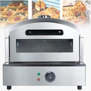 Commercial Electric Pizza Oven | Stainless Steel Countertop Cooker 350°C