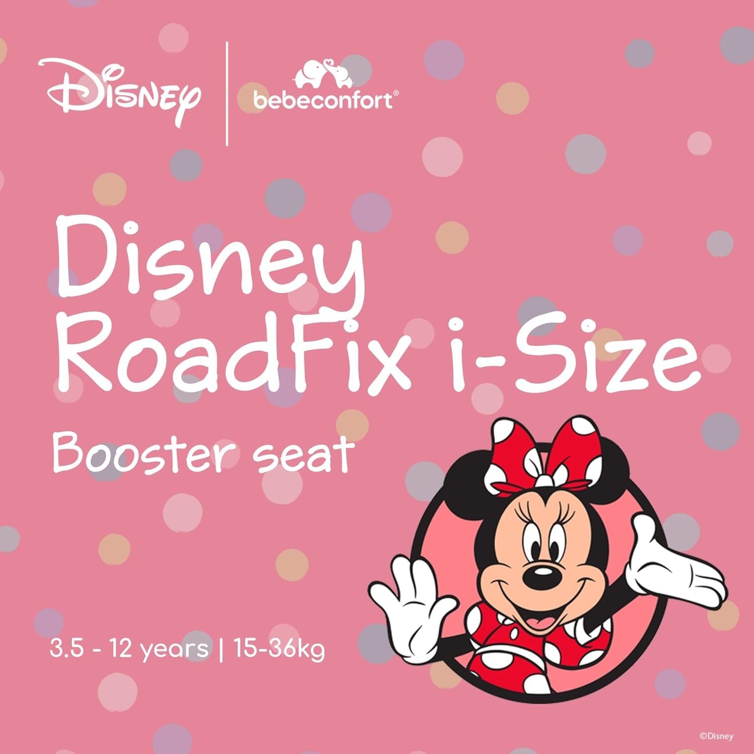 i-Size High Back Booster Car Seat 3–12 Years Foldable Lightweight 100–150cm