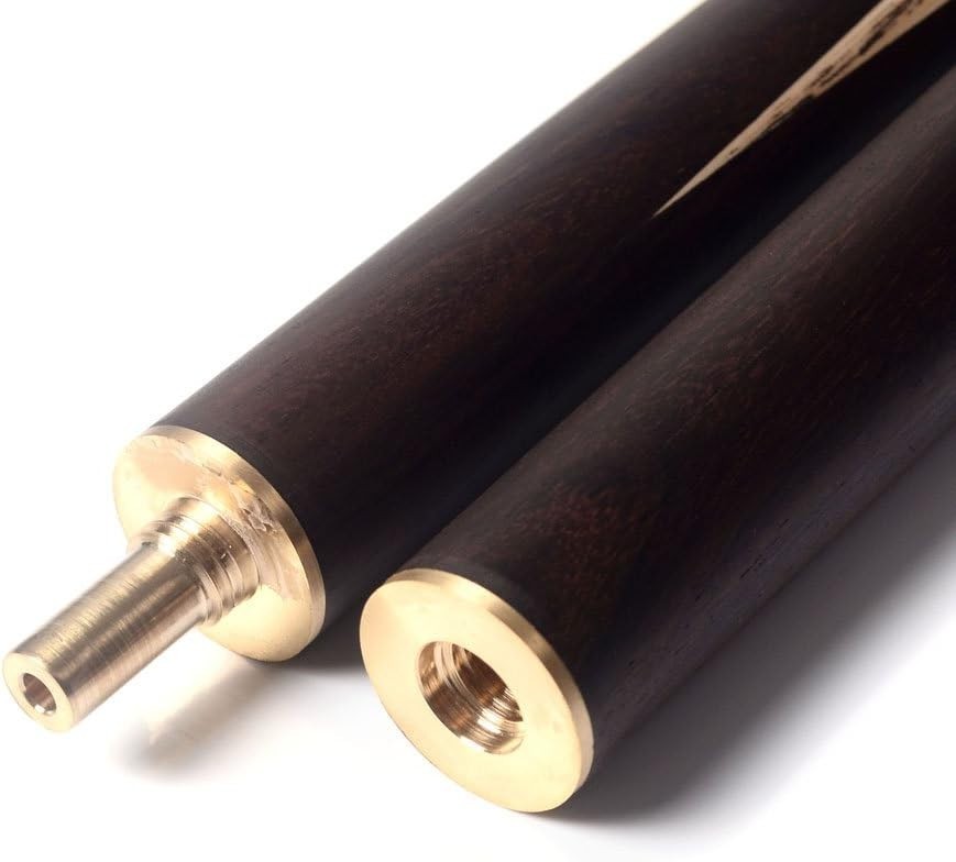 57in Snooker Cue 18oz Ash Shaft 3/4 Joint Dual Extensions Pro Set