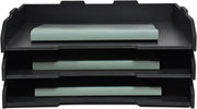 A3 3-Tier Stackable Desk Organizer | Desktop File Tray for Office & School