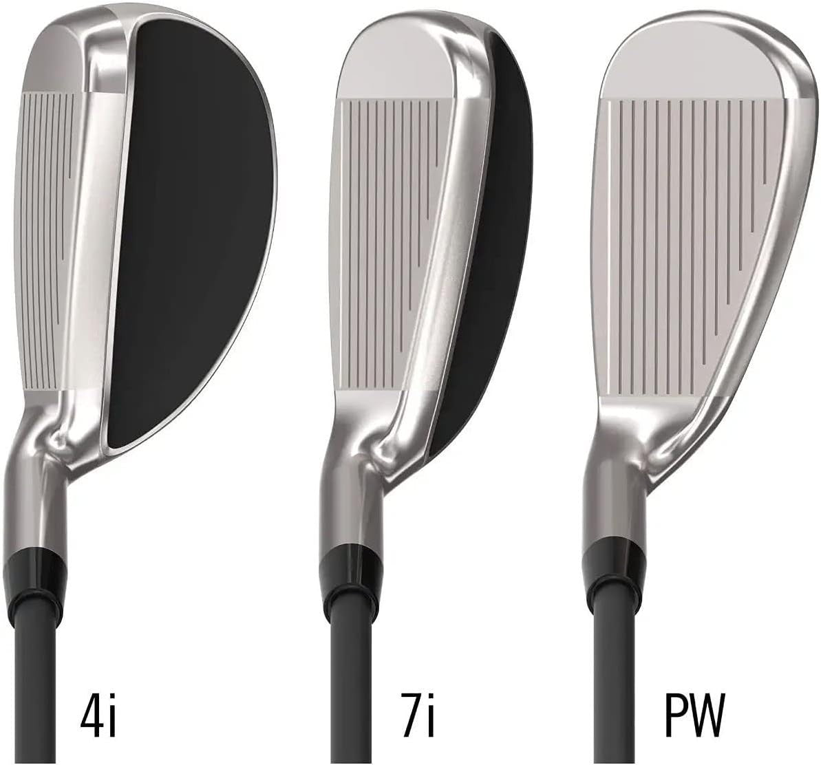 Left Hand Hybrid Iron Set 5-DW Graphite Regular Flex Easy Launch