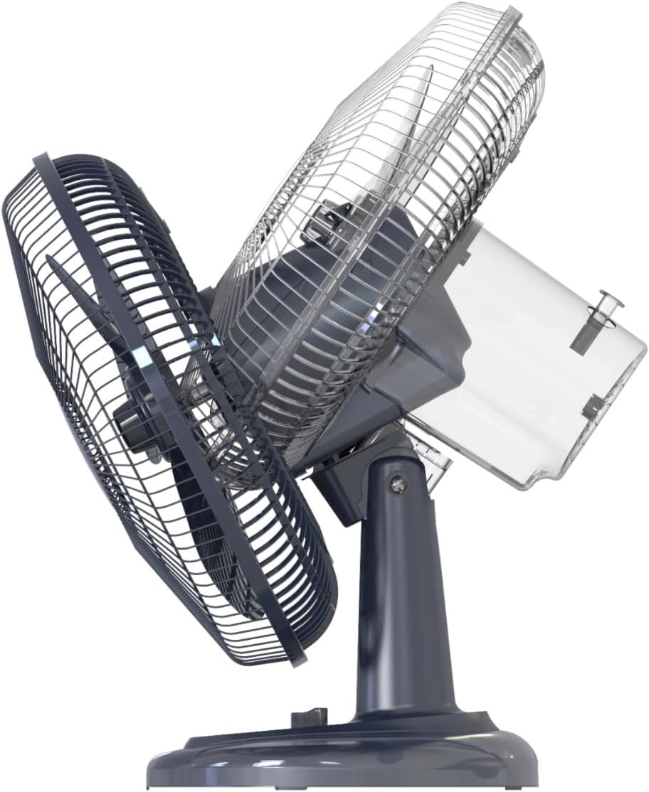 12-Inch Table Fan – 3 Speed, Adjustable Tilt, Quiet Cooling Airflow for Bedroom